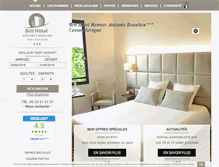 Tablet Screenshot of hotel-rennes-atalante.com